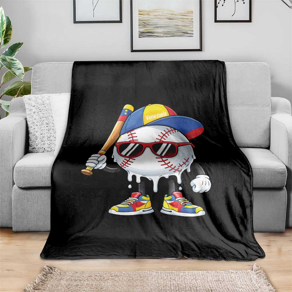 Venezuela Baseball Throw Blanket Venezuelan Pride Baseball Life Style Youth Drip Baseball Boys Kid TS10 Print Your Wear