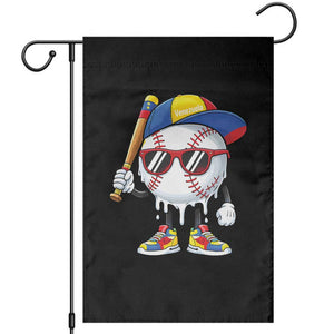 Venezuela Baseball Garden Flag Venezuelan Pride Baseball Life Style Youth Drip Baseball Boys Kid TS10 Black Print Your Wear
