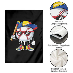 Venezuela Baseball Garden Flag Venezuelan Pride Baseball Life Style Youth Drip Baseball Boys Kid TS10 Print Your Wear