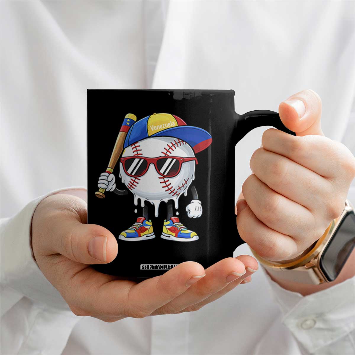 Venezuela Baseball Coffee Mug Venezuelan Pride Baseball Life Style Youth Drip Baseball Boys Kid TS10 Print Your Wear