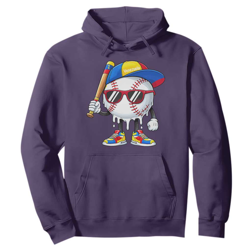 Venezuela Baseball Hoodie Venezuelan Pride Baseball Life Style Youth Drip Baseball Boys Kid TS10 Purple Print Your Wear