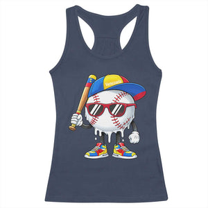 Venezuela Baseball Racerback Tank Top Venezuelan Pride Baseball Life Style Youth Drip Baseball Boys Kid TS10 Navy Print Your Wear