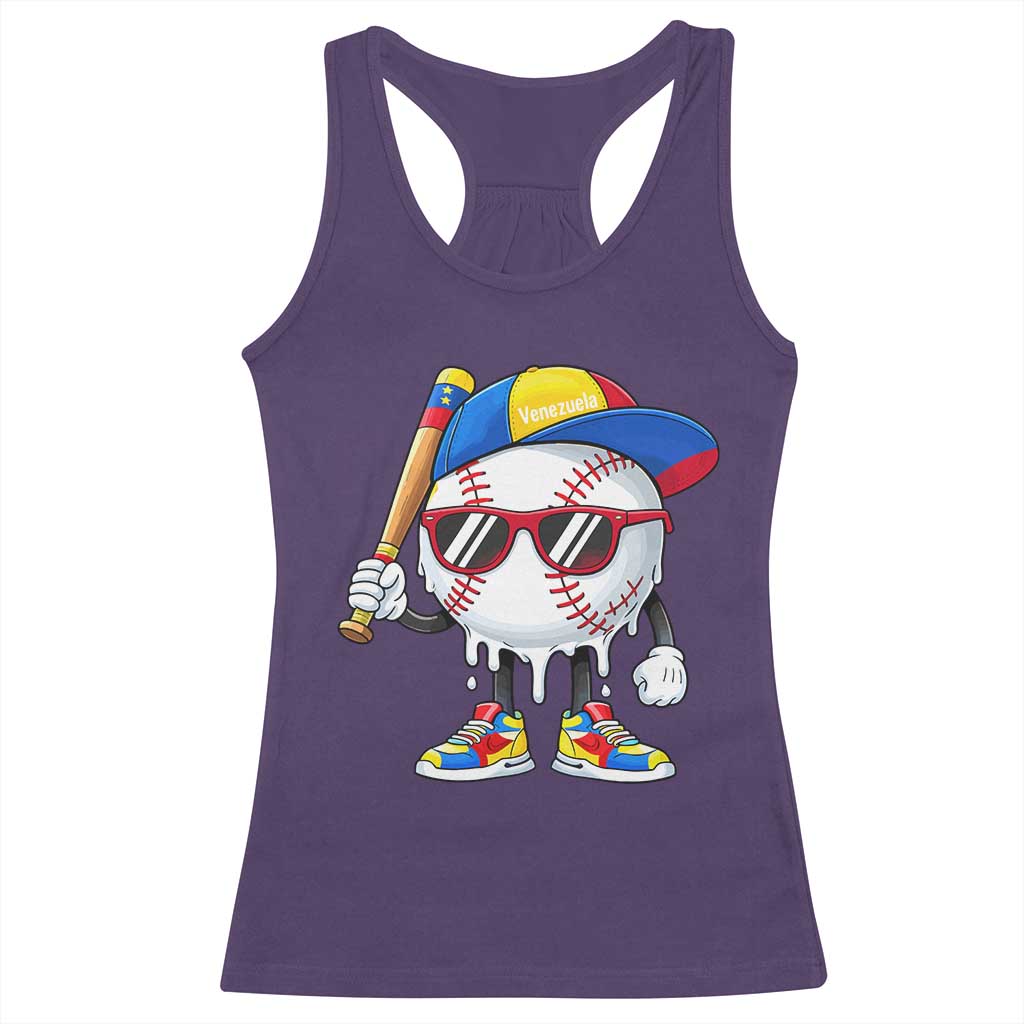 Venezuela Baseball Racerback Tank Top Venezuelan Pride Baseball Life Style Youth Drip Baseball Boys Kid TS10 Purple Print Your Wear
