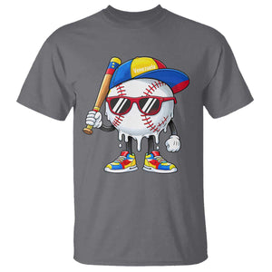 Venezuela Baseball T Shirt Venezuelan Pride Baseball Life Style Youth Drip Baseball Boys Kid TS10 Charcoal Print Your Wear