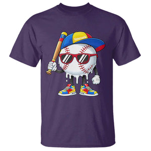 Venezuela Baseball T Shirt Venezuelan Pride Baseball Life Style Youth Drip Baseball Boys Kid TS10 Purple Print Your Wear