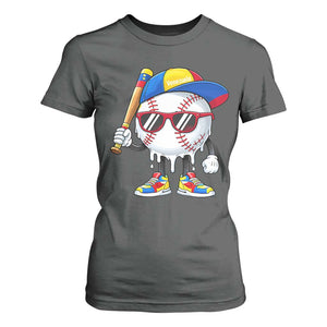 Venezuela Baseball T Shirt For Women Venezuelan Pride Baseball Life Style Youth Drip Baseball Boys Kid TS10 Dark Heather Print Your Wear