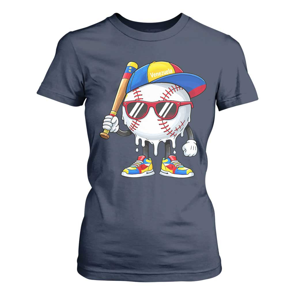 Venezuela Baseball T Shirt For Women Venezuelan Pride Baseball Life Style Youth Drip Baseball Boys Kid TS10 Navy Print Your Wear