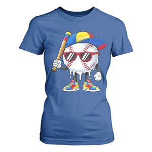 Venezuela Baseball T Shirt For Women Venezuelan Pride Baseball Life Style Youth Drip Baseball Boys Kid TS10 Royal Blue Print Your Wear