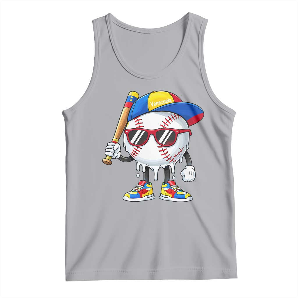 Venezuela Baseball Tank Top Venezuelan Pride Baseball Life Style Youth Drip Baseball Boys Kid TS10 Athletic Heather Print Your Wear