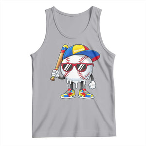 Venezuela Baseball Tank Top Venezuelan Pride Baseball Life Style Youth Drip Baseball Boys Kid TS10 Athletic Heather Print Your Wear