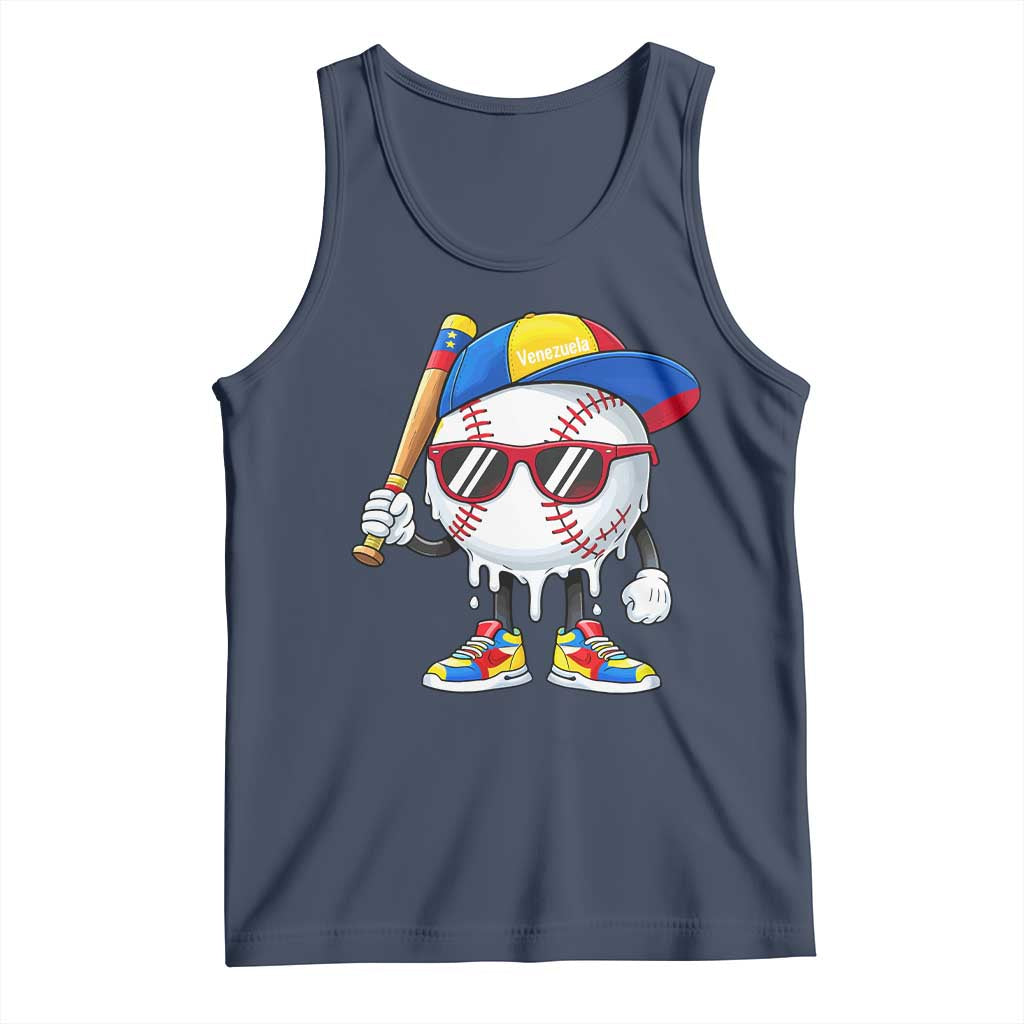 Venezuela Baseball Tank Top Venezuelan Pride Baseball Life Style Youth Drip Baseball Boys Kid TS10 Navy Print Your Wear