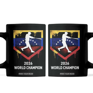 Venezuela Baseball 2026 Coffee Mug Venezuelan Flag Baseball Fan Gift TS10 Black Print Your Wear