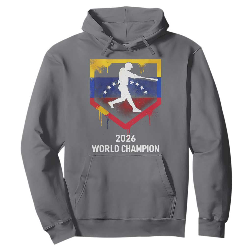 Venezuela Baseball 2026 Hoodie Venezuelan Flag Baseball Fan Gift TS10 Charcoal Print Your Wear