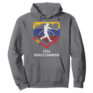 Venezuela Baseball 2026 Hoodie Venezuelan Flag Baseball Fan Gift TS10 Charcoal Print Your Wear