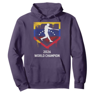 Venezuela Baseball 2026 Hoodie Venezuelan Flag Baseball Fan Gift TS10 Purple Print Your Wear