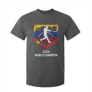 Venezuela Baseball 2026 T Shirt For Kid Venezuelan Flag Baseball Fan Gift TS10 Dark Heather Print Your Wear
