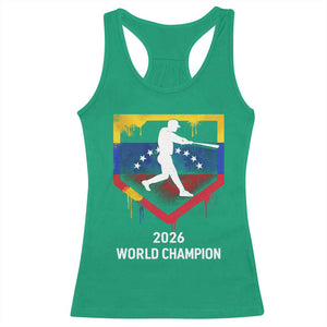 Venezuela Baseball 2026 Racerback Tank Top Venezuelan Flag Baseball Fan Gift TS10 Irish Green Print Your Wear