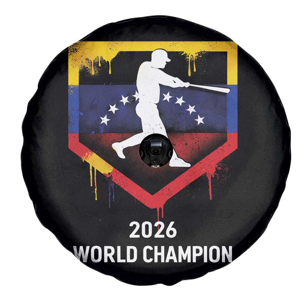 Venezuela Baseball 2026 Spare Tire Cover Venezuelan Flag Baseball Fan Gift TS10 Print Your Wear