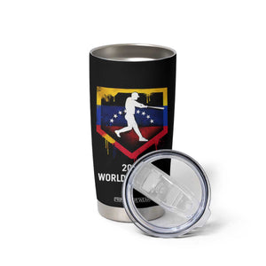 Venezuela Baseball 2026 Tumbler Cup Venezuelan Flag Baseball Fan Gift TS10 Print Your Wear