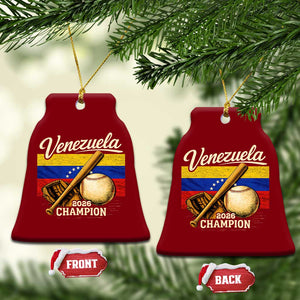 Venezuela Baseball 2026 Ceramic Ornament Champions Vintage Venezuelan Flag Baseball Fan Gift TS10 Print Your Wear