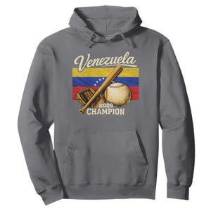 Venezuela Baseball 2026 Hoodie Champions Vintage Venezuelan Flag Baseball Fan Gift TS10 Charcoal Print Your Wear