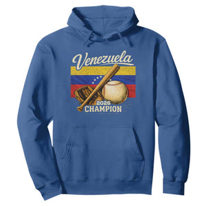 Venezuela Baseball 2026 Hoodie Champions Vintage Venezuelan Flag Baseball Fan Gift TS10 Royal Blue Print Your Wear