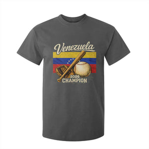 Venezuela Baseball 2026 T Shirt For Kid Champions Vintage Venezuelan Flag Baseball Fan Gift TS10 Dark Heather Print Your Wear