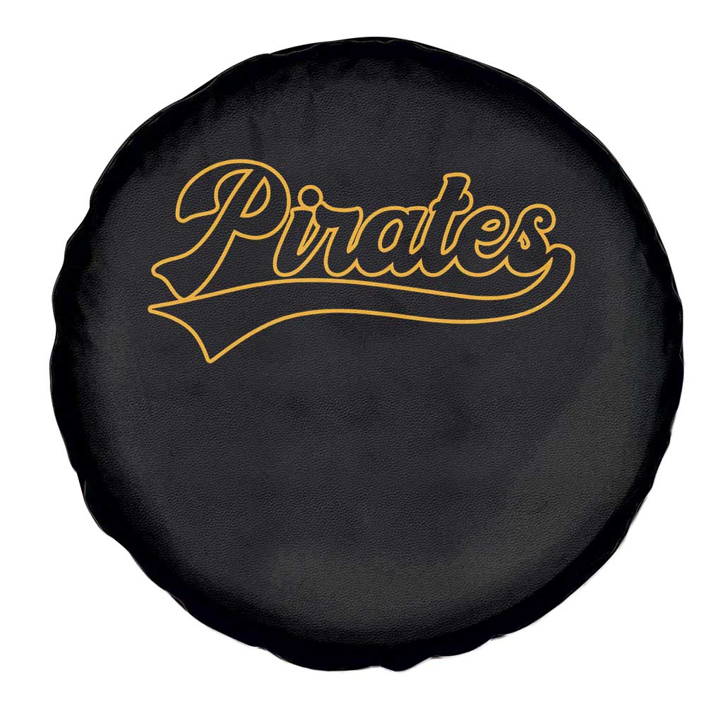 Vintage Pirates Spare Tire Cover Varsity Script Retro Sports Jersey Style Baseball Fans TS10 Print Your Wear