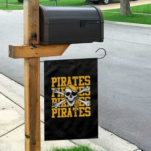 Retro Pirates Garden Flag Vintage Retro Skull Crossbones Baseball Fans TS10 Print Your Wear