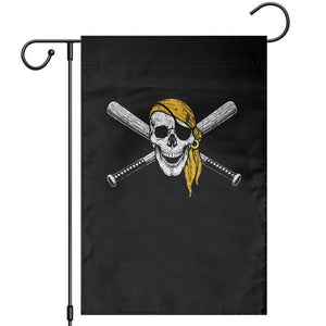 Baseball Pirate Skull Garden Flag Retro Vintage Cross Baseball Bats TS10 Black Print Your Wear