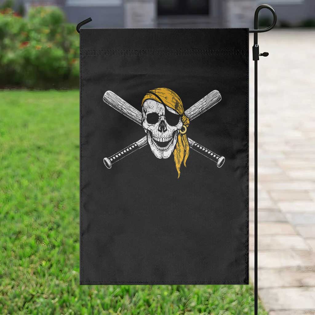 Baseball Pirate Skull Garden Flag Retro Vintage Cross Baseball Bats TS10 Print Your Wear