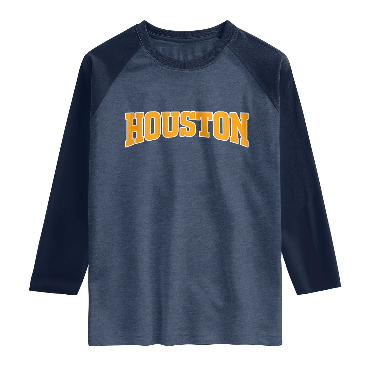 Vintage Astro Raglan Shirt Retro Style 70s 80s 90s First Name Vintage Athletic Sports TS10 Heather Denim Navy Print Your Wear