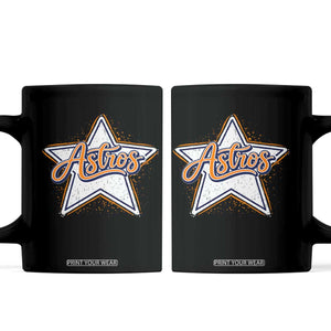 Vintage Astro Script Name Sports Style Coffee Mug Retro Baseball Fans TS10 Black Print Your Wear