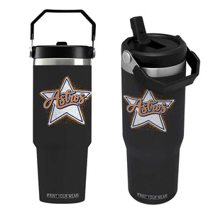Vintage Astro Script Name Sports Style Flip Straw Tumbler Retro Baseball Fans TS10 One Size: 30 oz Black Print Your Wear