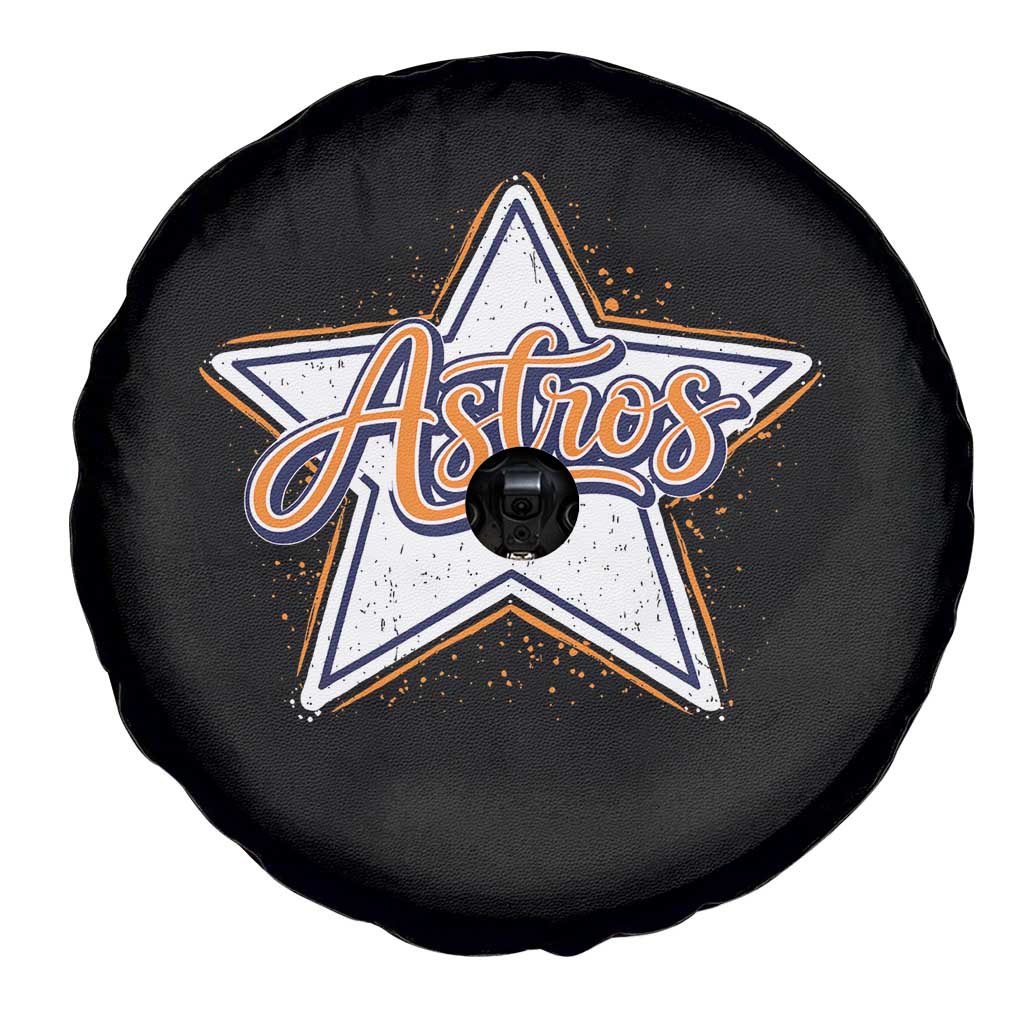 Vintage Astro Script Name - Sports Style Spare Tire Cover - Retro Baseball Fans TS10 Print Your Wear