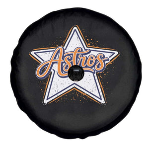 Vintage Astro Script Name - Sports Style Spare Tire Cover - Retro Baseball Fans TS10 Print Your Wear