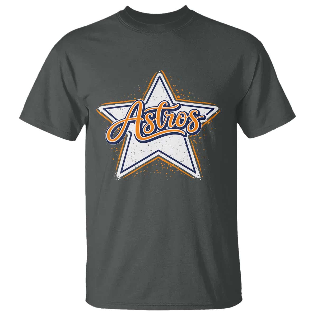 Vintage Astro Script Name Sports Style T Shirt Retro Baseball Fans TS10 Dark Heather Print Your Wear