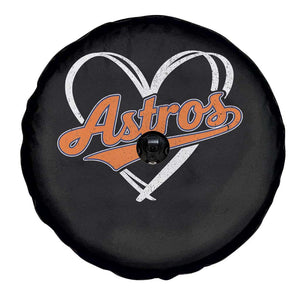Vintage Astro Name Sports Style Spare Tire Cover Varsity Script Vintage Baseball Heart Graphic TS10 Print Your Wear