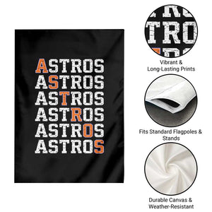Vintage Astro Last Name Garden Flag Retro Baseball Fans Sports Style TS10 Print Your Wear