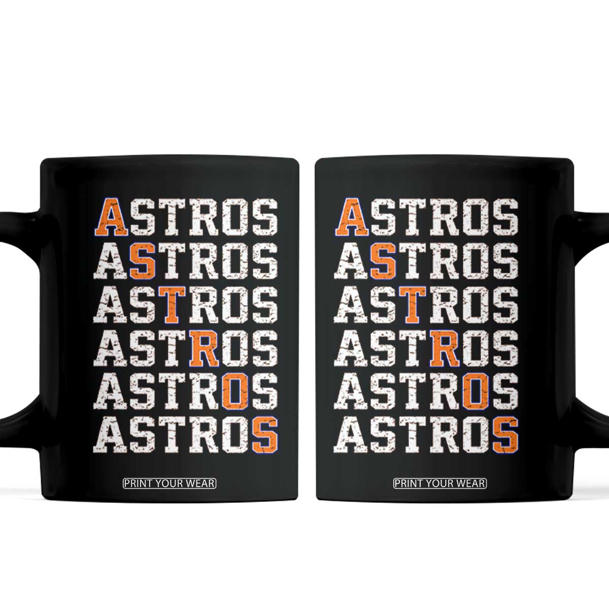Vintage Astro Last Name Coffee Mug Retro Baseball Fans Sports Style TS10 Black Print Your Wear
