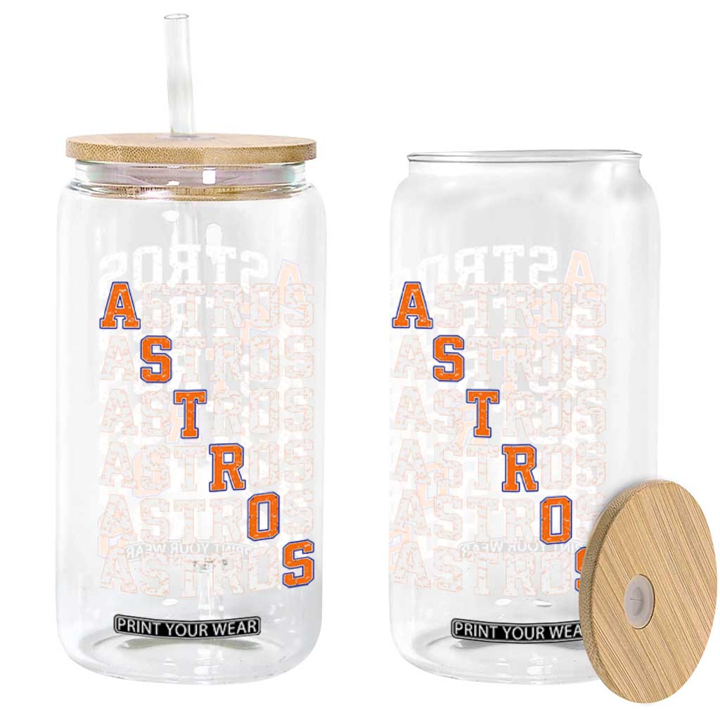 Vintage Astro Last Name Glass Can Retro Baseball Fans Sports Style TS10 Print Your Wear