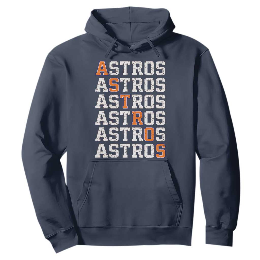 Vintage Astro Last Name Hoodie Retro Baseball Fans Sports Style TS10 Navy Print Your Wear