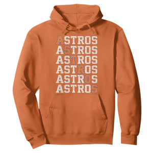 Vintage Astro Last Name Hoodie Retro Baseball Fans Sports Style TS10 Orange Print Your Wear