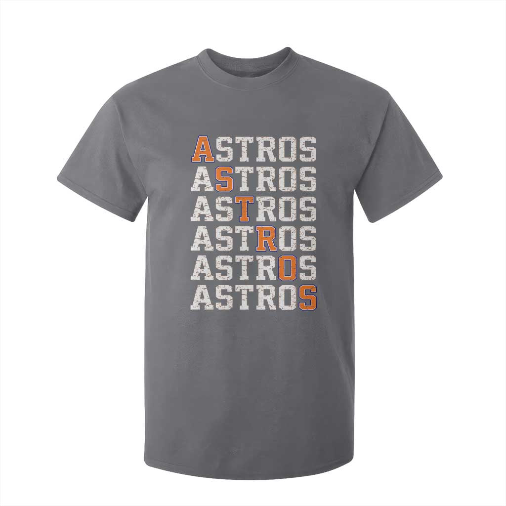 Vintage Astro Last Name T Shirt For Kid Retro Baseball Fans Sports Style TS10 Charcoal Print Your Wear