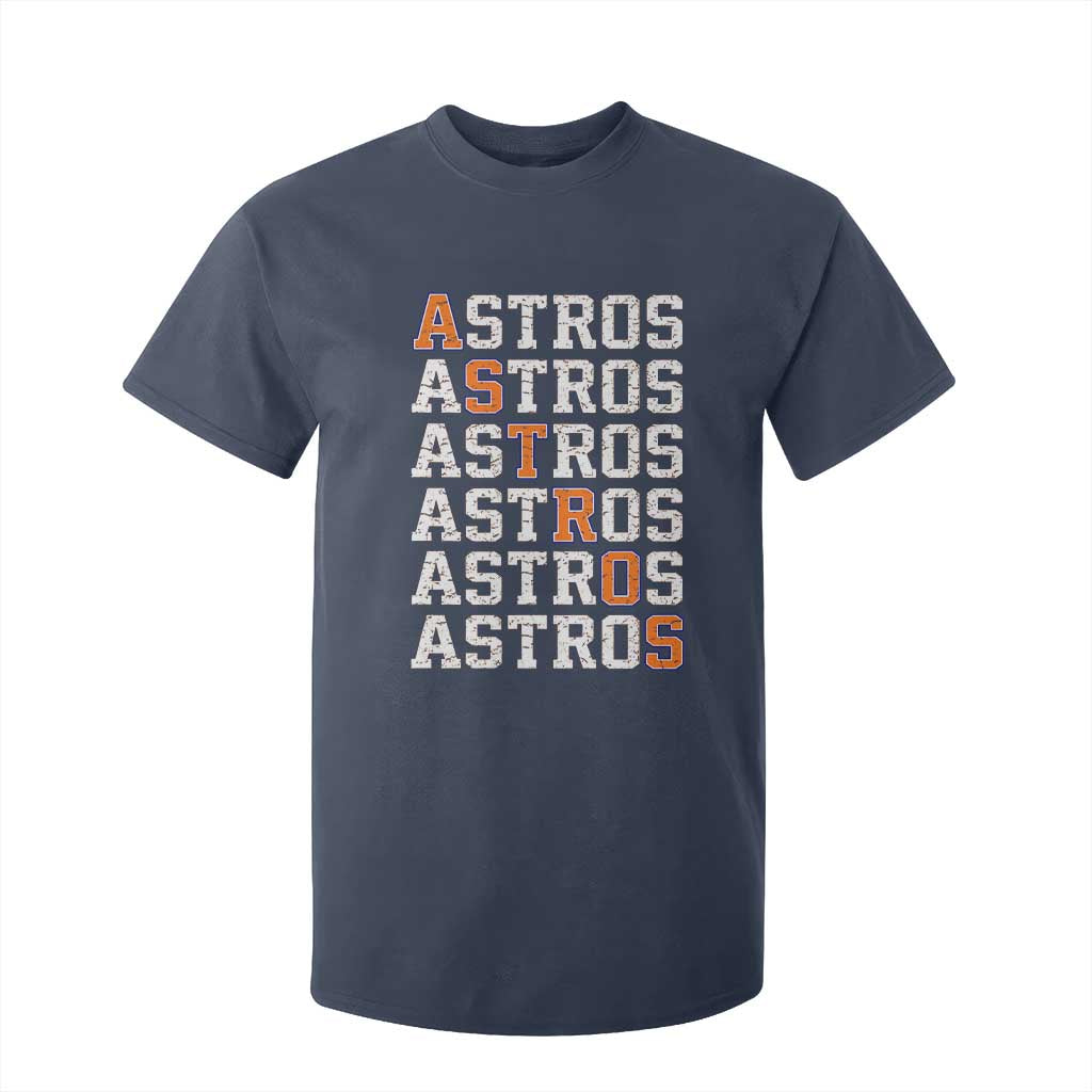 Vintage Astro Last Name T Shirt For Kid Retro Baseball Fans Sports Style TS10 Navy Print Your Wear