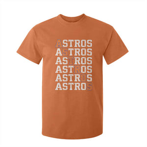 Vintage Astro Last Name T Shirt For Kid Retro Baseball Fans Sports Style TS10 Orange Print Your Wear