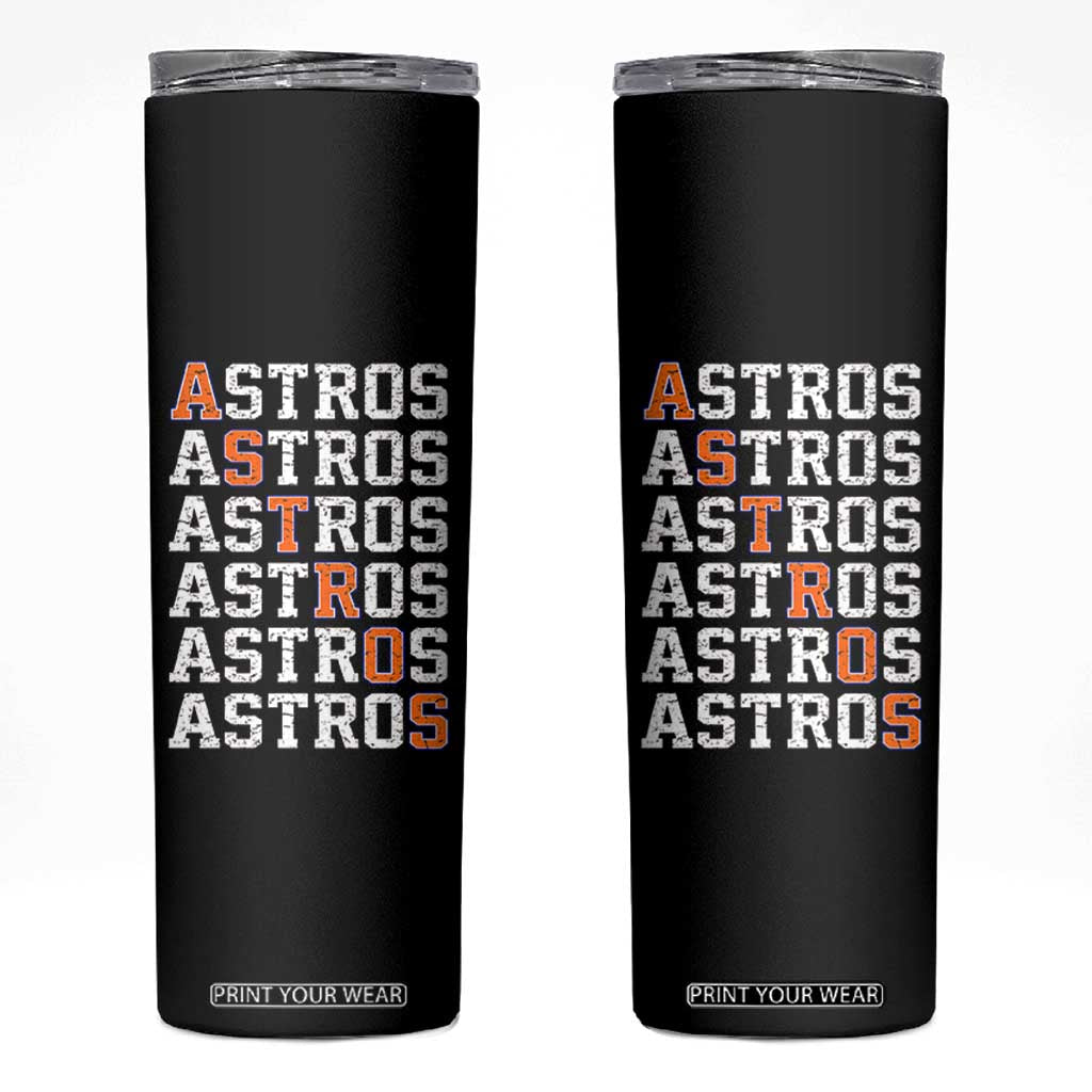 Vintage Astro Last Name Skinny Tumbler Retro Baseball Fans Sports Style TS10 Black Print Your Wear