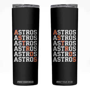 Vintage Astro Last Name Skinny Tumbler Retro Baseball Fans Sports Style TS10 Black Print Your Wear