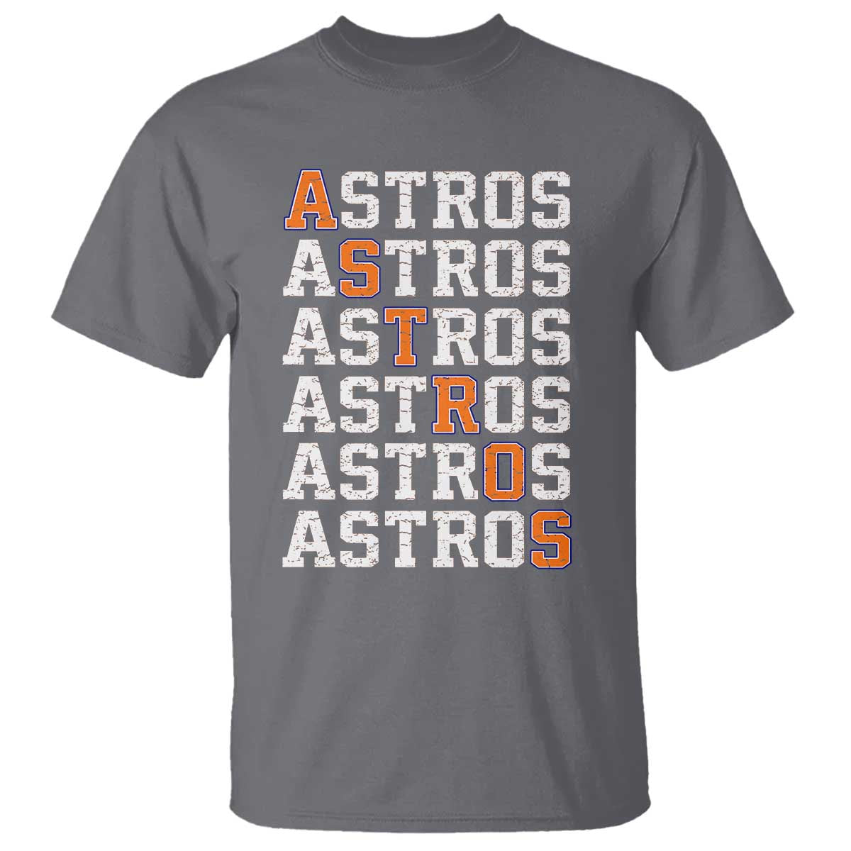 Vintage Astro Last Name T Shirt Retro Baseball Fans Sports Style TS10 Charcoal Print Your Wear