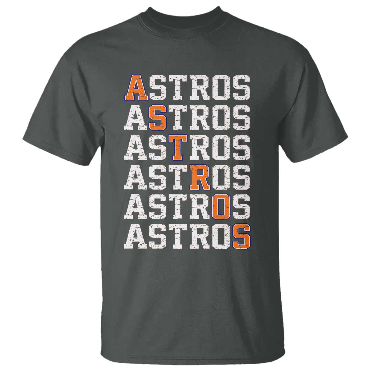 Vintage Astro Last Name T Shirt Retro Baseball Fans Sports Style TS10 Dark Heather Print Your Wear